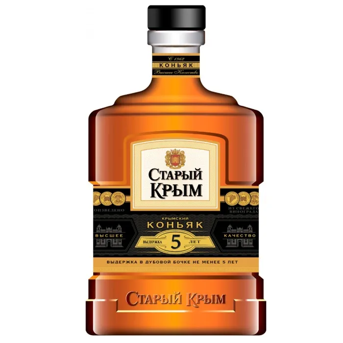Коньяк СТАРЫЙ КРЫМ 5-летний 0.5л , 