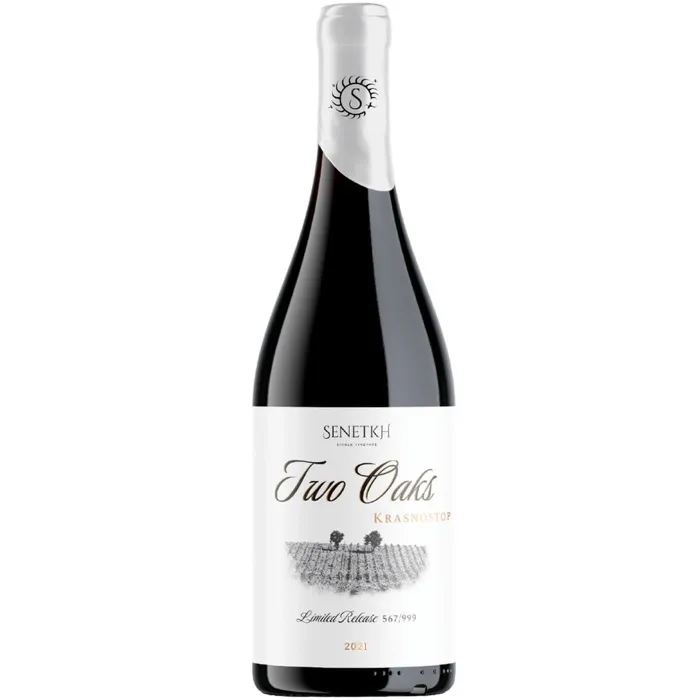 Вино Вино Сенетх «ДВА ДУБКА» Красностоп, 