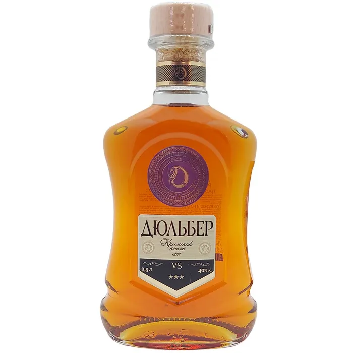Коньяк ДЮЛЬБЕР 3-летний 0.5л, 