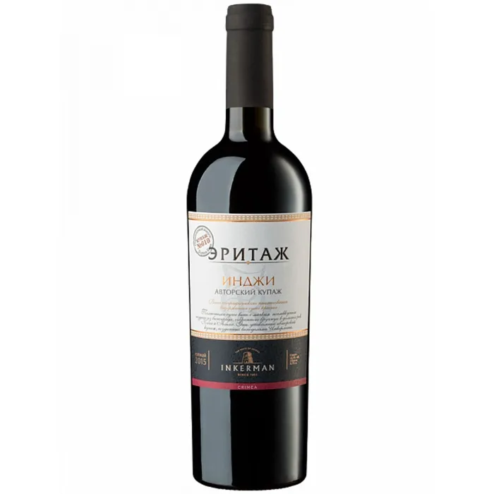 Вино Вино ЗГУ Крым Инкерман ЭРИТАЖ «Инджи Авторский Купаж», 