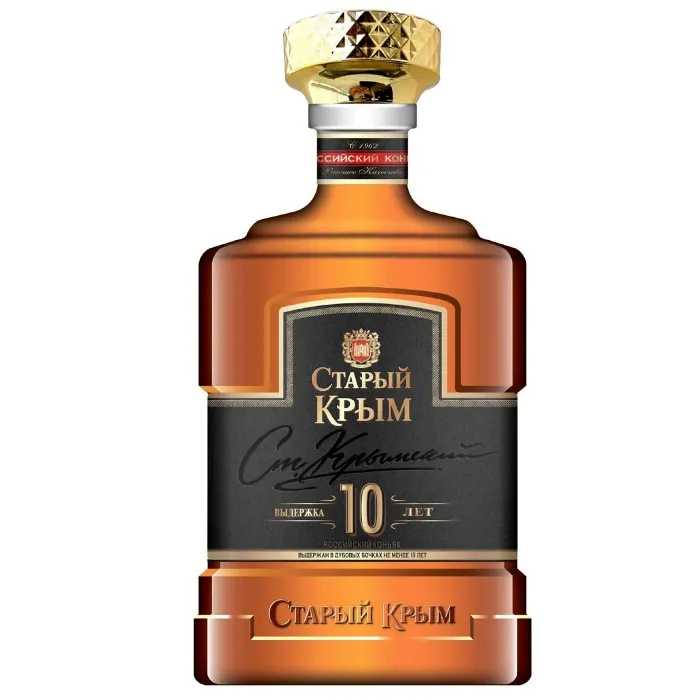 Коньяк СТАРЫЙ КРЫМ 10-летний 42% 0.5л , 