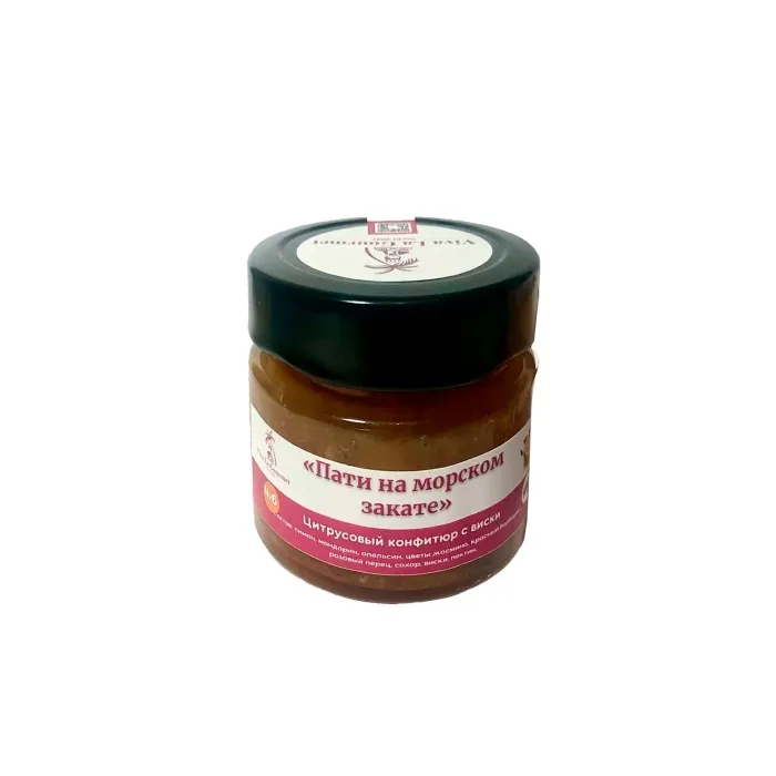 Конфитюр цитрусовый с виски VivaLaGourmet ПАТИ НА МОРСКОМ ЗАКАТЕ 100 мл
