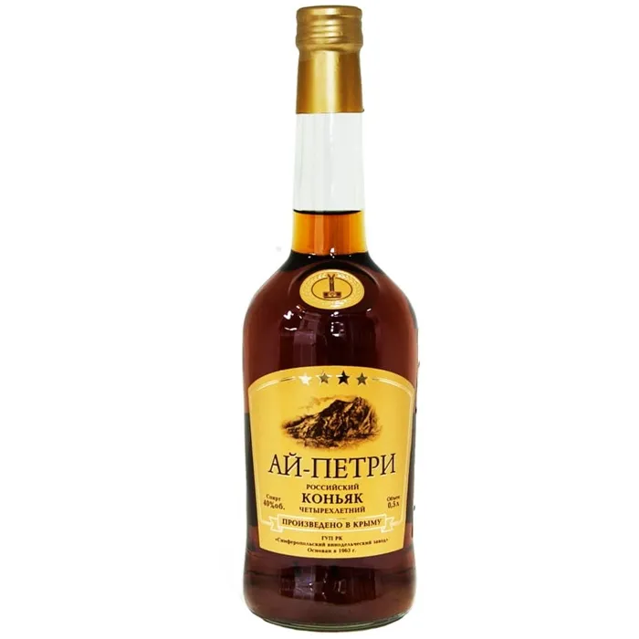 Коньяк Ай-Петри 4-летний 0.5л, 