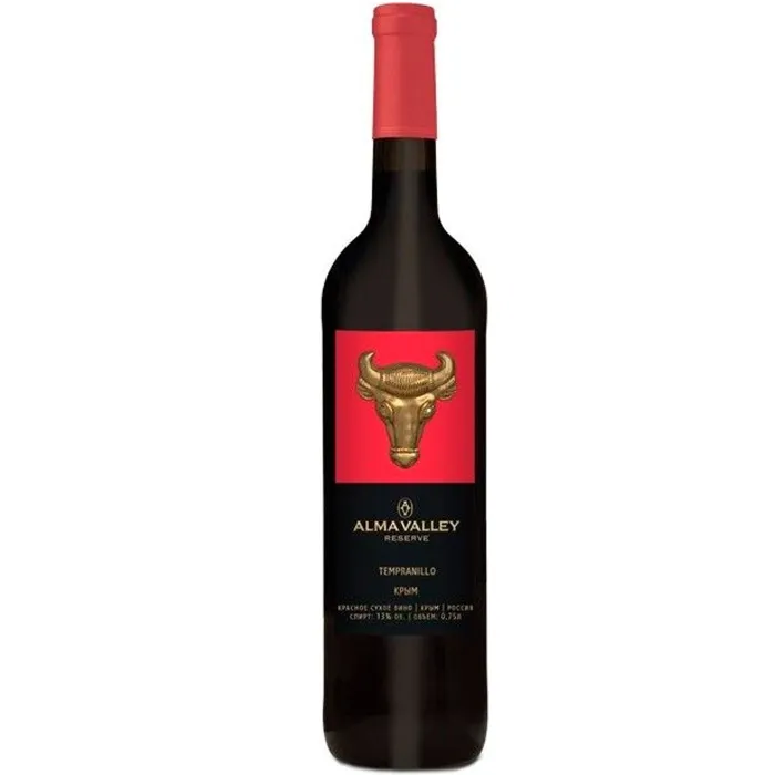 Вино Вино ЗГУ Крым Alma Valley ТЕМПРАНИЛЬО РЕЗЕРВ, 