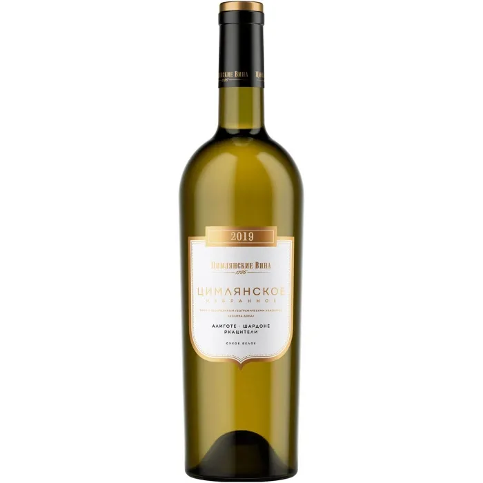 Вино Вино ЗГУ Долина Дона Цимлянские Вина ИЗБРАННОЕ АЛИГОТЕ ШАРДОНЕ РКАЦИТЕЛИ, 