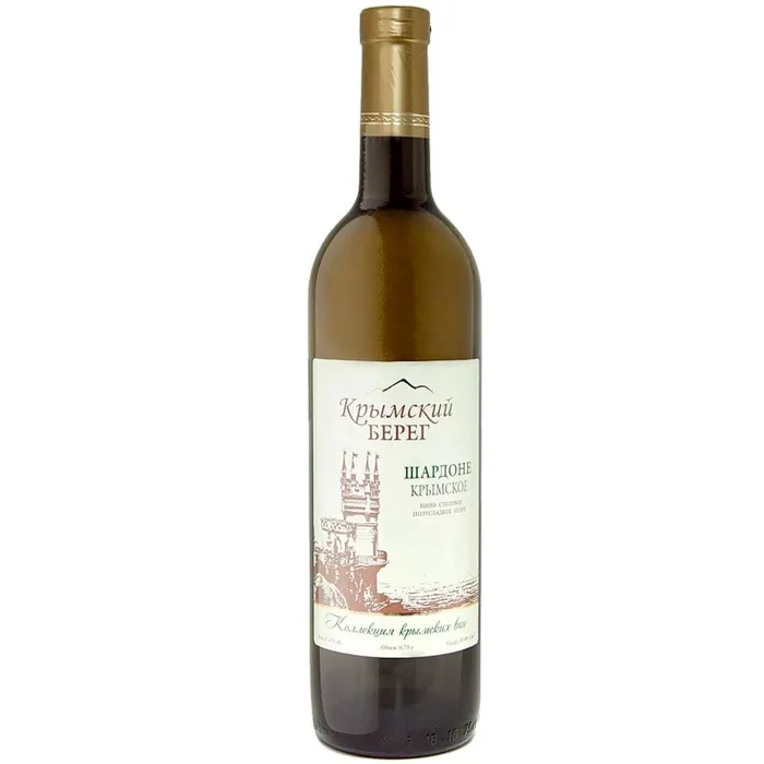Вино Вино ЕЗКВ КРЫМСКИЙ БЕРЕГ «Шардоне», 
