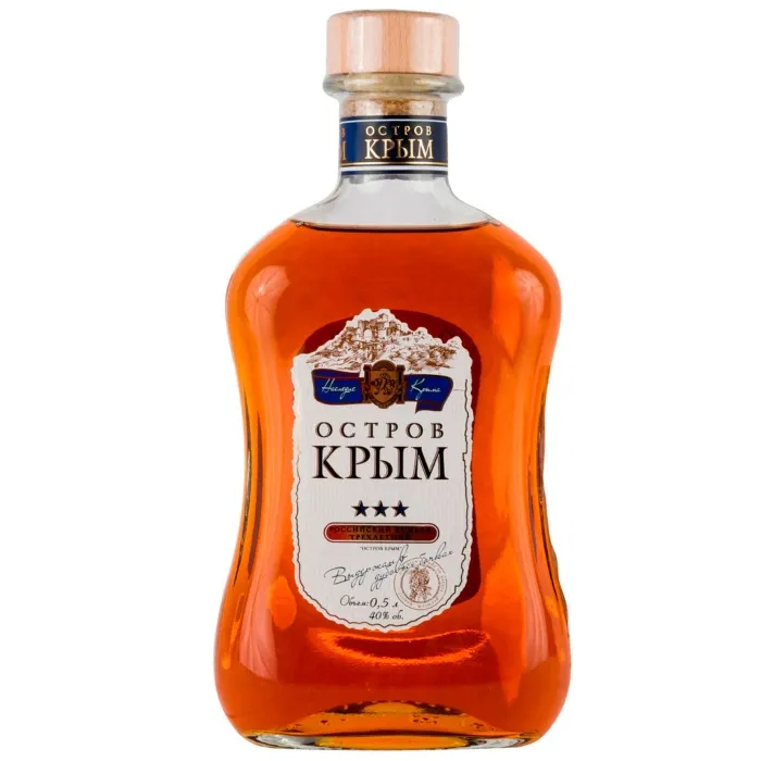 Коньяк Остров Крым 3-летний 0.5л, 
