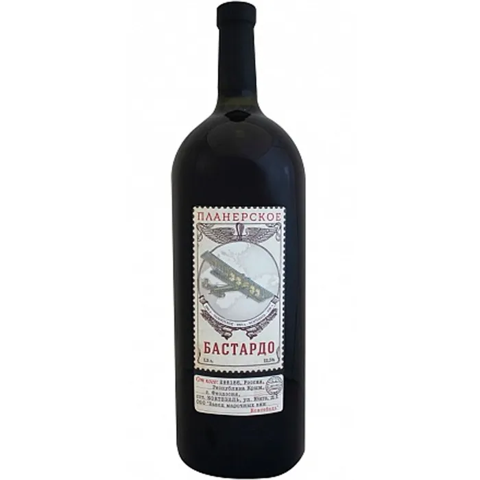 Вино Вино ЗГУ Крым Коктебель ПЛАНЕРСКОЕ БАСТАРДО, 1.5 л, 