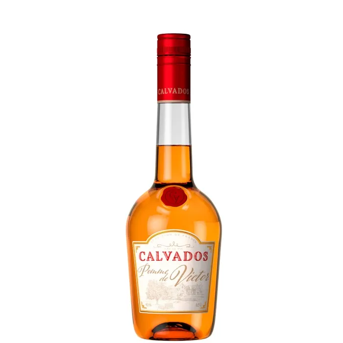 Кальвадос ординарный ПОММ ДЕ ВИКТОР 0.5л , цена в Krymwine.ru Кальвадос ординарный ПОММ ДЕ ВИКТОР 0.5л,