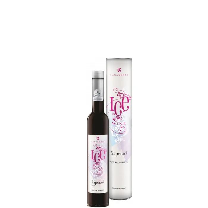 Вино Вино ЗГУ Кубань Фанагория ICE WINE САПЕРАВИ в подарочной тубе, 0.375 л, 