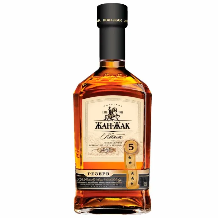 Коньяк Жан-Жак РЕЗЕРВ 5-летний 0.5л, 