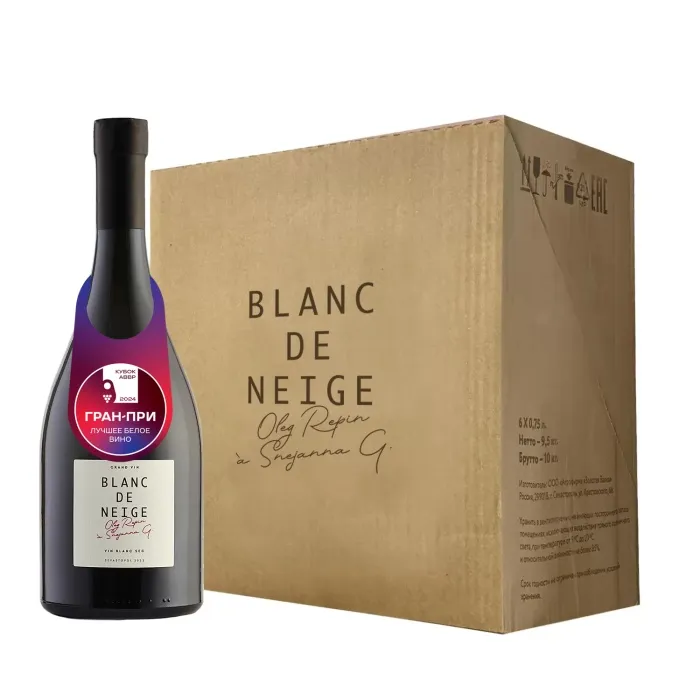 Вино Вино премиальное Blanc de Neige от Loco Cimbali Winery 2022 (6 шт.), 