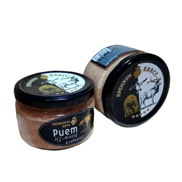 Риет из мяса кабана с грибами и красным вином Primi Piatti 200 гр