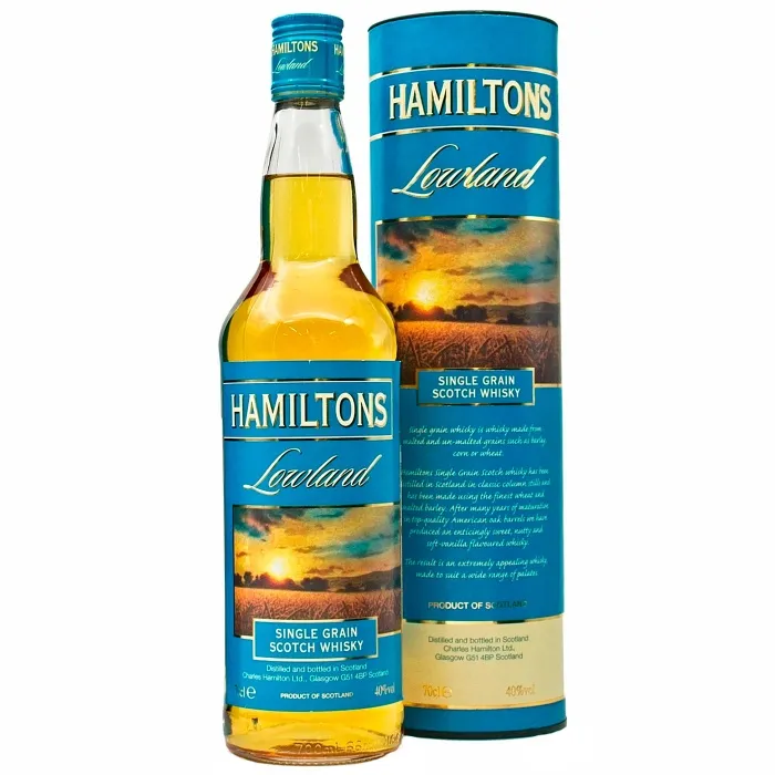 Виски шотландский однозерновой Гамильтонс ХАЙЛЕНД 0.7л в тубе, 
