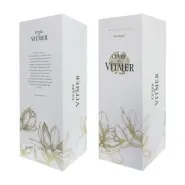 Коробка подарочная для Cuvee de Vitmer  0,75л, белая с цветами