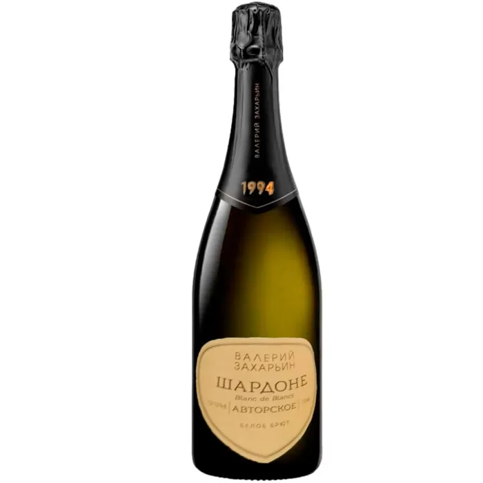 Вино игристое ЗГУ Крым Валерий Захарьин АВТОРСКОЕ «Шардоне Blanc de Blanc»