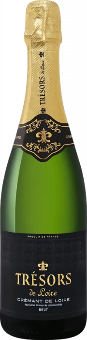 Вино игристое Брют Tresors de Loire, Cremant de Loire / Трезор де Луар, Креман де Луар