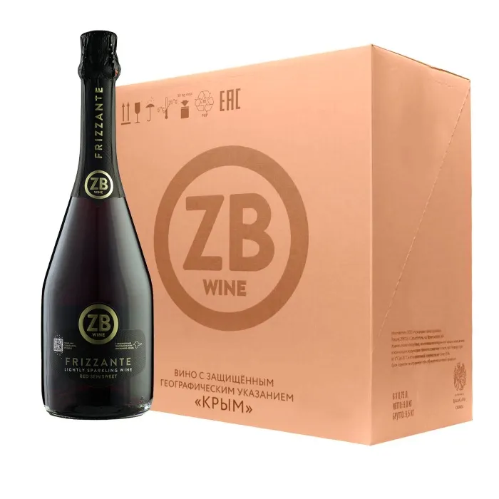 Вино игристое ZB Frizzante Red Semisweet 2023 (6 шт.) Вино игристое ZB Frizzante Red Semisweet 2023 (6 шт.)