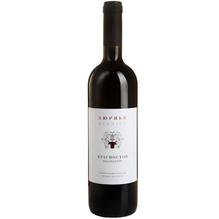 Вино Вино ЗГУ Кубань Бюрнье КРАСНОСТОП, 