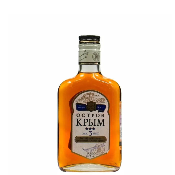 Коньяк Остров Крым 3-летний 0.25л, 