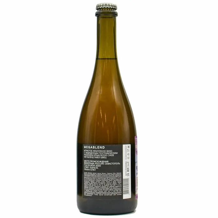 Вино игристое ЗГУ Крым Павел Швец МЕГАБЛЕНД