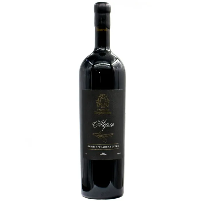 Вино Вино Усадьба Перовских МЕРЛО Лимитированная серия, 1.5 л, 