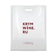 Пакет белый KRYMWINE.RU Пакет белый KRYMWINE.RU