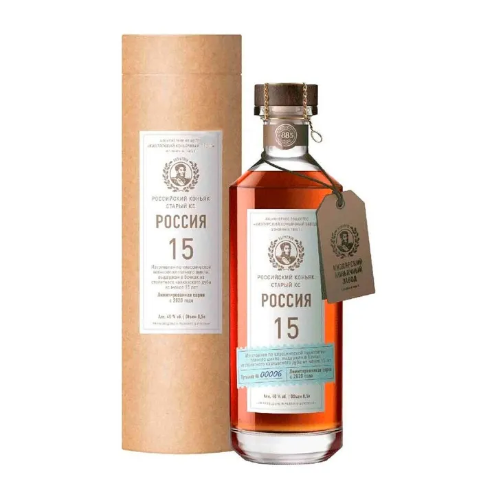 Коньяк Кизлярский КС МЮЗЛЕ 0.5л в тубе, 