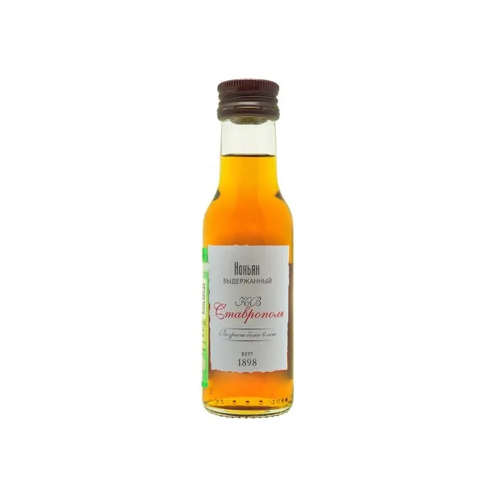 Коньяк Прасковейский КВ СТАВРОПОЛЬ 0.1 л, 