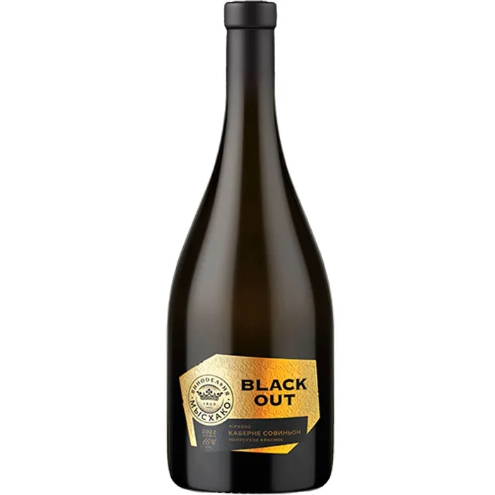 Вино Вино ЗГУ Кубань Усадьба Мысхако BLACK OUT «Каберне Совиньон», 