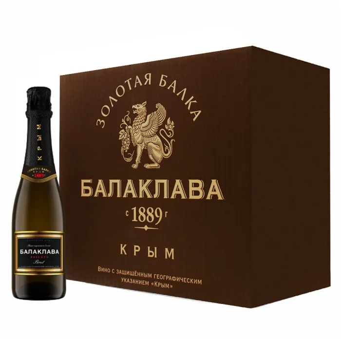 Вино игристое «БАЛАКЛАВА RESERVE» 2022, 0.375 л (12 шт.)