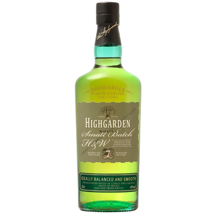 Виски зерновой Ладога ХАЙГАРДЕН 7-летний 0.5л	, 