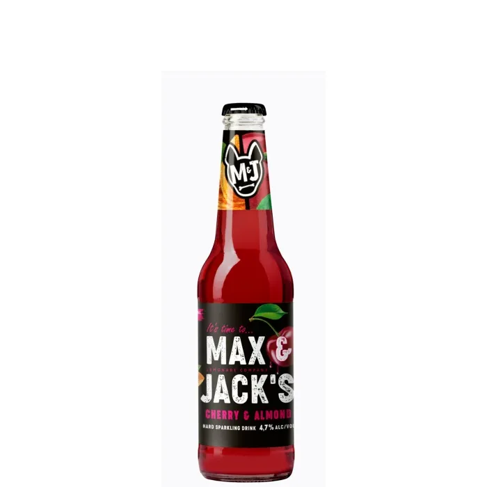 Напиток пивной Max&Jack’s ВИШНЯ-МИНДАЛЬ 4,7% 0,4л