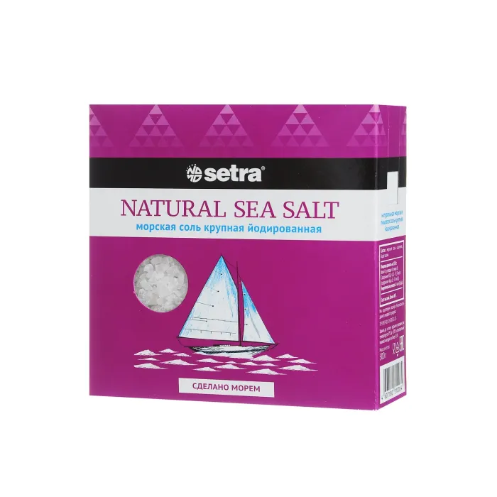 Соль морская крупная Setra 500 гр