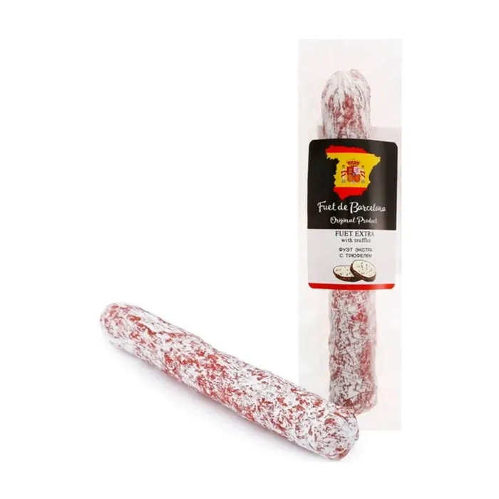Колбаса сыровяленая Фуэт де Барселона ЭКСТРА С ТРЮФЕЛЕМ 150 гр