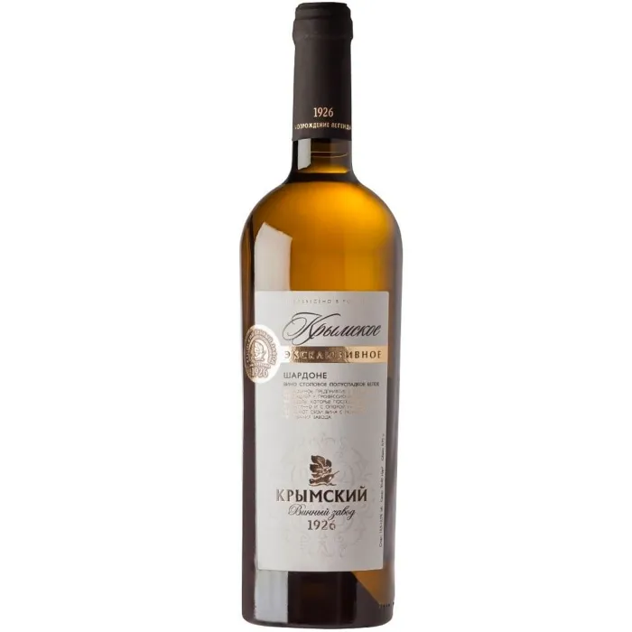 Вино Вино Крымский винный завод ЭКСКЛЮЗИВНОЕ «Шардоне», , цена и отзывы Вино Вино Крымский винный завод ЭКСКЛЮЗИВНОЕ «Шардоне»,