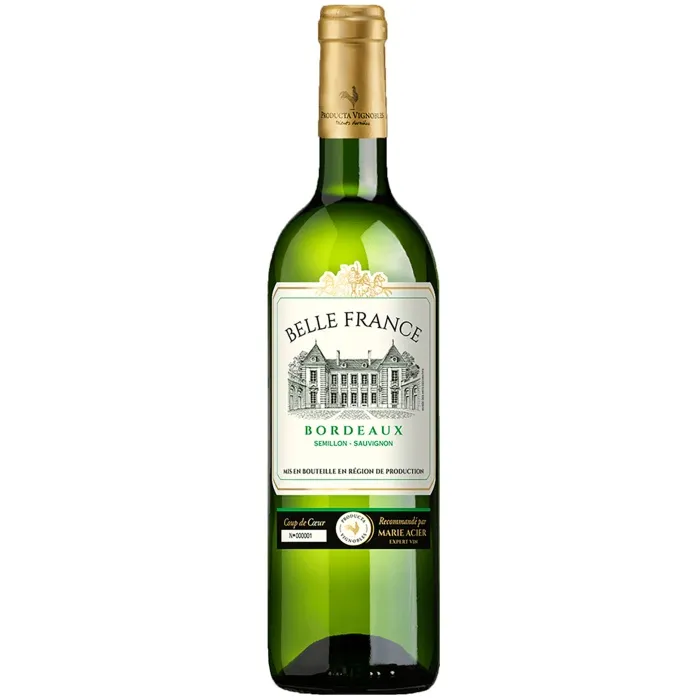 Вино Вино BORDEAUX BLANC BELLE FRANCE, 