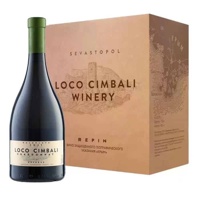 Вино Вино Loco Cimbali CHARDONNAY 2021 (6 шт.), 