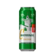 Пиво светлое фильтрованное ПБК «Крым» СИМФЕРОПОЛЬСКОЕ 5% 0,45л