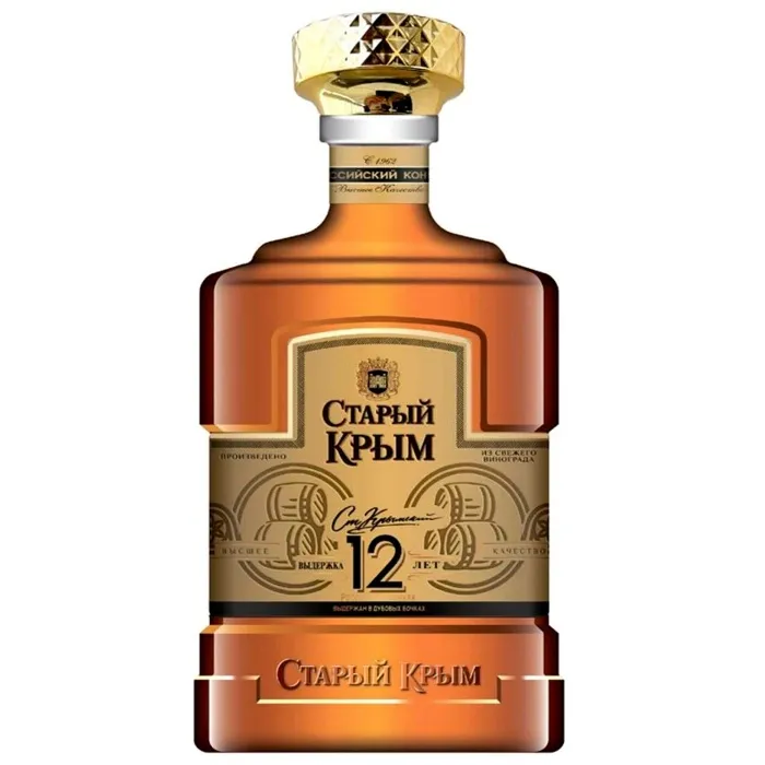 Коньяк СТАРЫЙ КРЫМ 12-летний 42% 0.5л , 