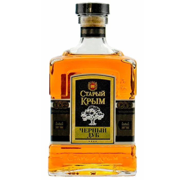 Коньяк Старый Крым ЧЕРНЫЙ ДУБ 4-летний 0.25л, 