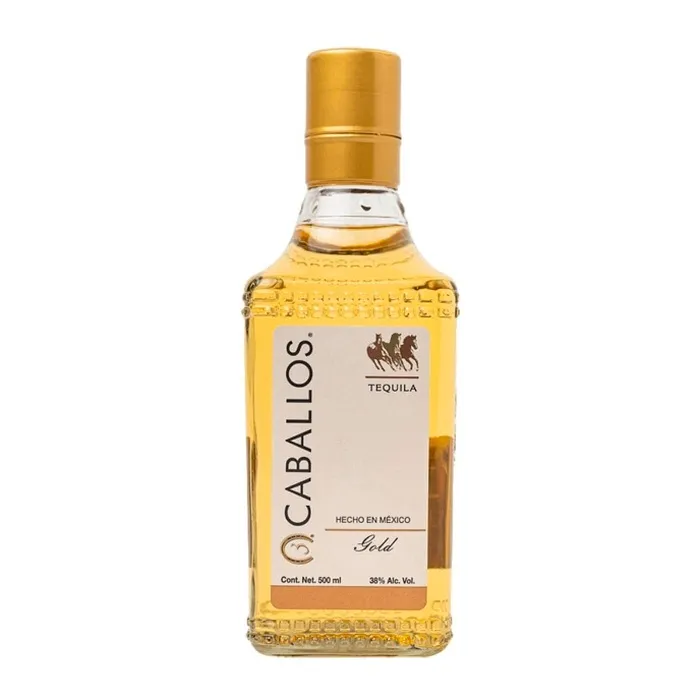 Текила 3 Кабальос ГОЛД 0.5л , цена в Krymwine.ru Текила 3 Кабальос ГОЛД 0.5л,