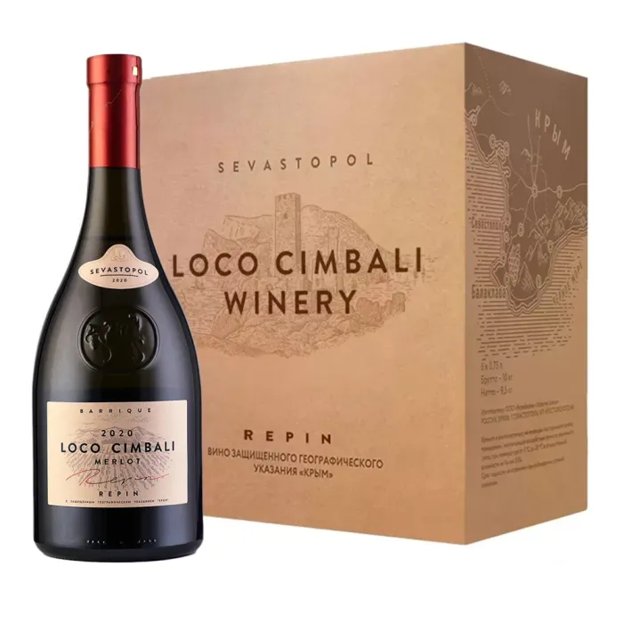 Вино Вино Loco Cimbali MERLOT 2020 (6 шт.), 