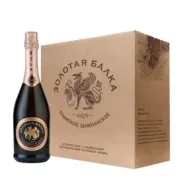 Вино игристое розовое полусладкое «Золотая Балка» (6 шт.)