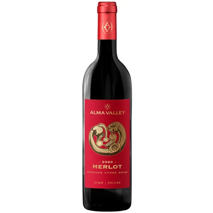 Вино Вино ЗГУ Крым Alma Valley МЕРЛО, 