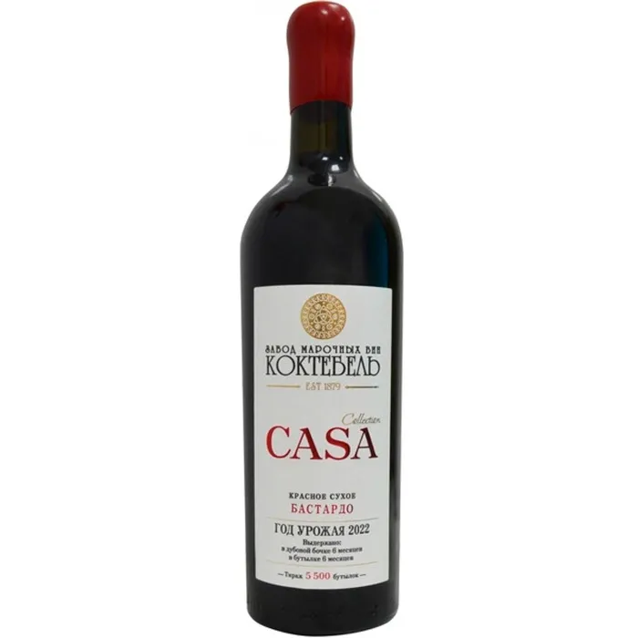 Вино Вино ЗГУ Крым Коктебель CASA COLLECTION «Бастардо», 