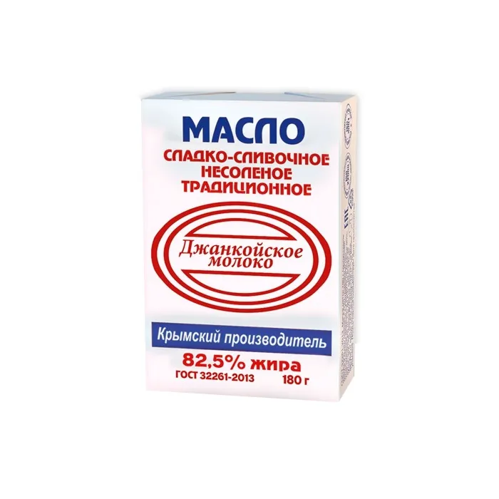 Масло сладко-сливочное несоленое Азбука Крыма ТРАДИЦИОННОЕ 180 гр