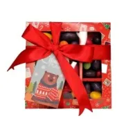 Подарочный набор Зеленая Улица СНЕЖНАЯ ИСТОРИЯ Миндаль в глазури 280 гр