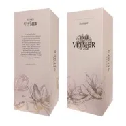 Коробка подарочная для Cuvee de Vitmer  0,75л, розовая с цветами