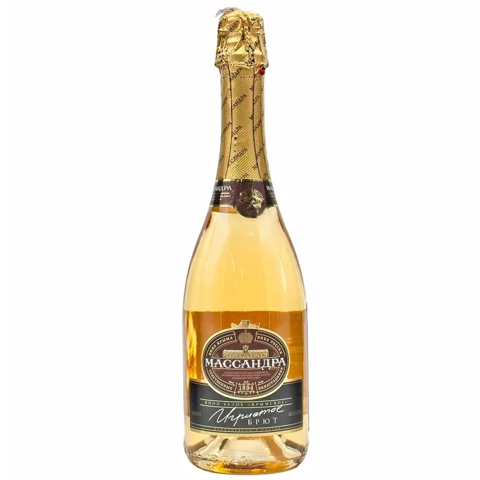Вино игристое ЗГУ Крым Массандра КРЫМСКОЕ